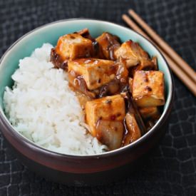 Tofu Shiitake Mushrooms Stir Fry