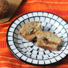 Maple Glazed Jam Doughnut Muffins