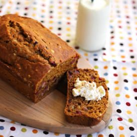 Pomegranate Pumpkin Bread