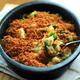 Broccoli and Cauliflower Bake
