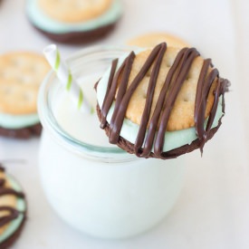 Chocolate Mint Creme Cookie