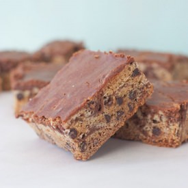 Neufchatel Swirl Chocolate Chip Bar