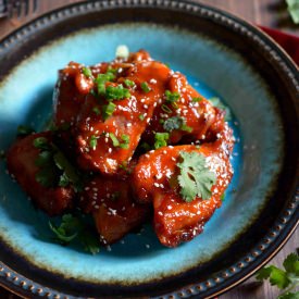 Sticky Orange Glazed Chicken