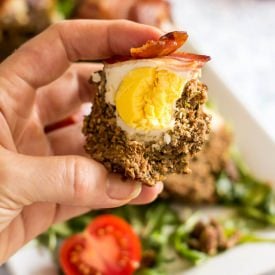 Power Breakfast Egg Meat Muffins
