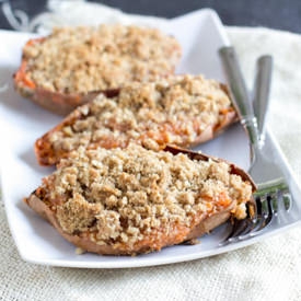 Twice Baked Sweet Potatoes