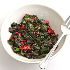 Sauteed Swiss Chard with Ginger