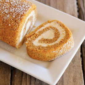 Pumpkin Roll w/ Maple Cream Cheese