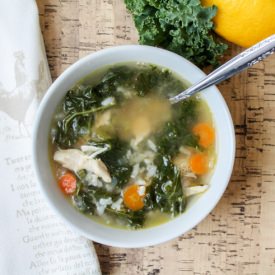 Lemon Chicken Vegetable Soup
