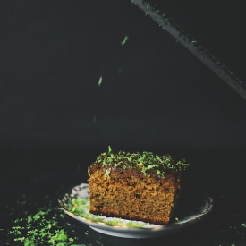 Brandied Gingerbread Cake