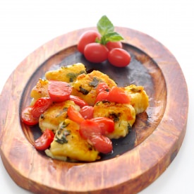 Golden Gnocchi with Garlic & Basil