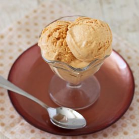 Pumpkin Butterscotch Frozen Yogurt