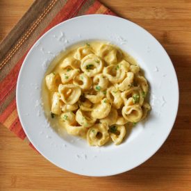 Tortellini with Pumpkin Alfredo