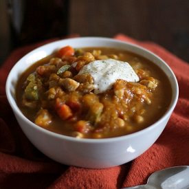 Pumpkin Chicken Chili