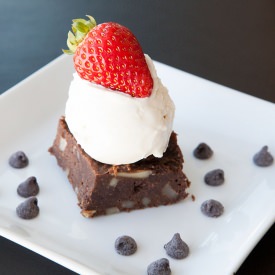 Dark Chocolate Chip Brownies