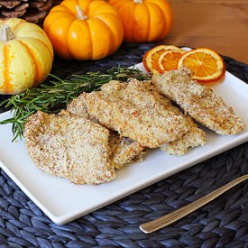 Almond Dijon Turkey Cutlets
