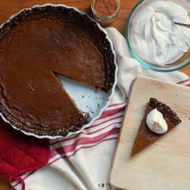 Vegan Pumpkin Pie w. Whipped Cream