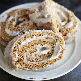 Maple Pumpkin Cake Roll
