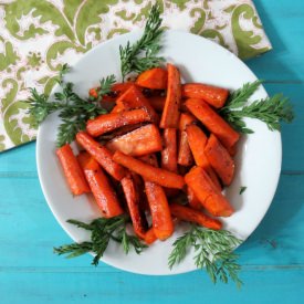 Maple Glazed Roasted Carrots