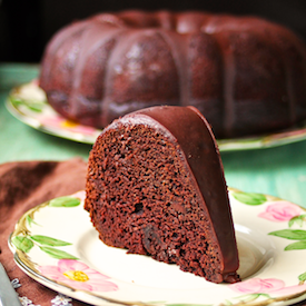Triple Chocolate Beet Bundt Cake