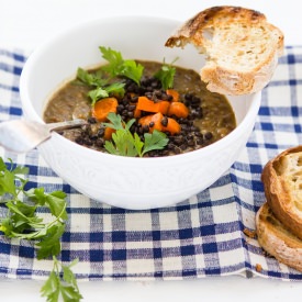 Lentil & Yoghurt Soup