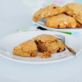 Chocolate Walnut Scones