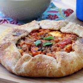 Tomato-Basil Galette
