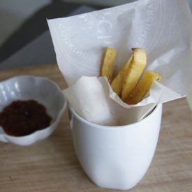 Rutabaga Baked “Fries”