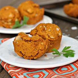 Vegan Pumpkin-Coconut Muffins