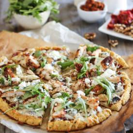 Grilled Chicken & 3 Cheese Pizza