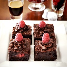 Raspberpry Chocolate Chunk Brownies
