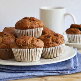 Walnut, Dried Blueberry Muffins