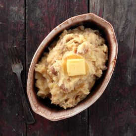 Roasted Garlic Smashed Potatoes