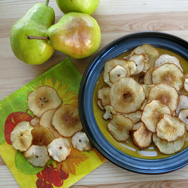 Baked Pear Chips
