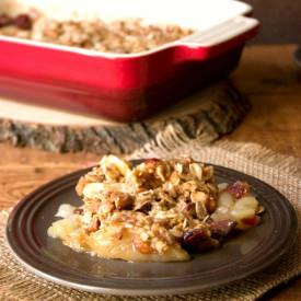 Apple Cranberry Crisp