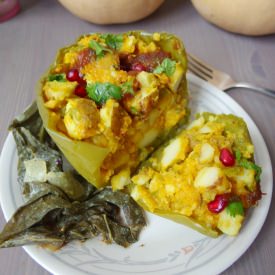 Butternut & Potato Masala Peppers