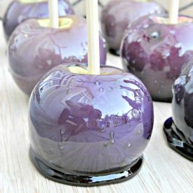 Purple Candied Apples