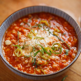 Tomato – Farro Soup