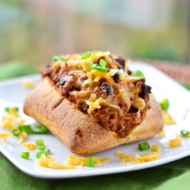 Chili Bread Boats