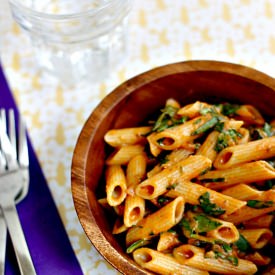 Pasta with Tomato Cream Sauce