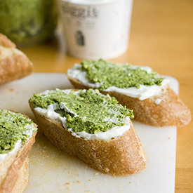 Kale & Almond Pesto Toast