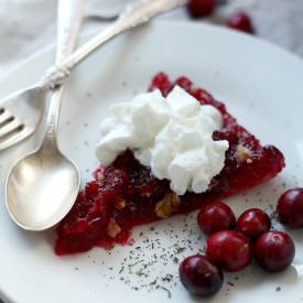 Cranberry Upside-Down Tart