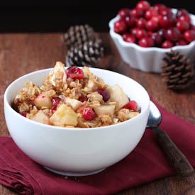 Apple, Pear and Cranberry Crisp