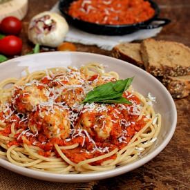 Skinny Spaghetti & Meatballs