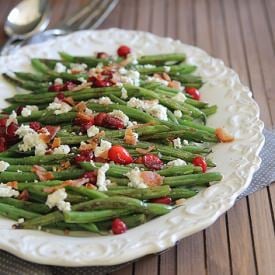 Green Beans with Cranberries