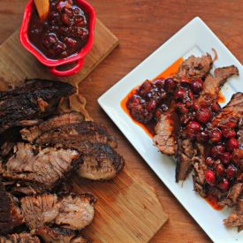 Bourbon and Coffee Braised Brisket
