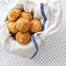 5-Ingredient Blue Cheese Gougeres