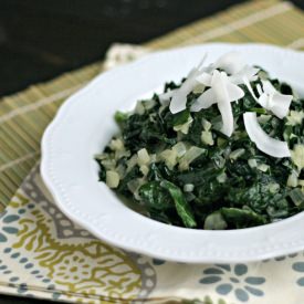 Vegan Creamed Kale