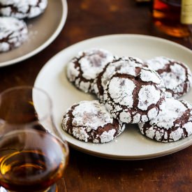 Bourbon Dark Chocolate Crack Cookie