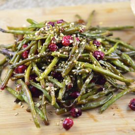 Roasted Green Beans &  Cranberries