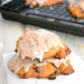 Chocolate Chip Bacon Pumpkin Scones